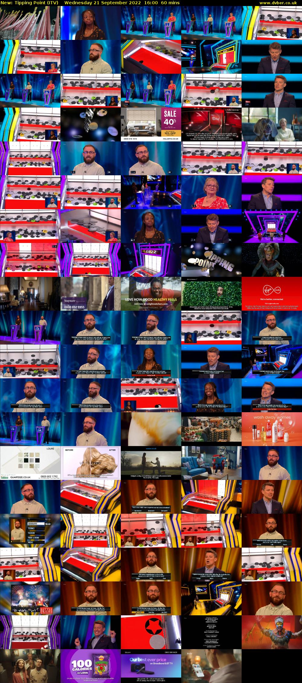 Tipping Point (ITV) Wednesday 21 September 2022 16:00 - 17:00