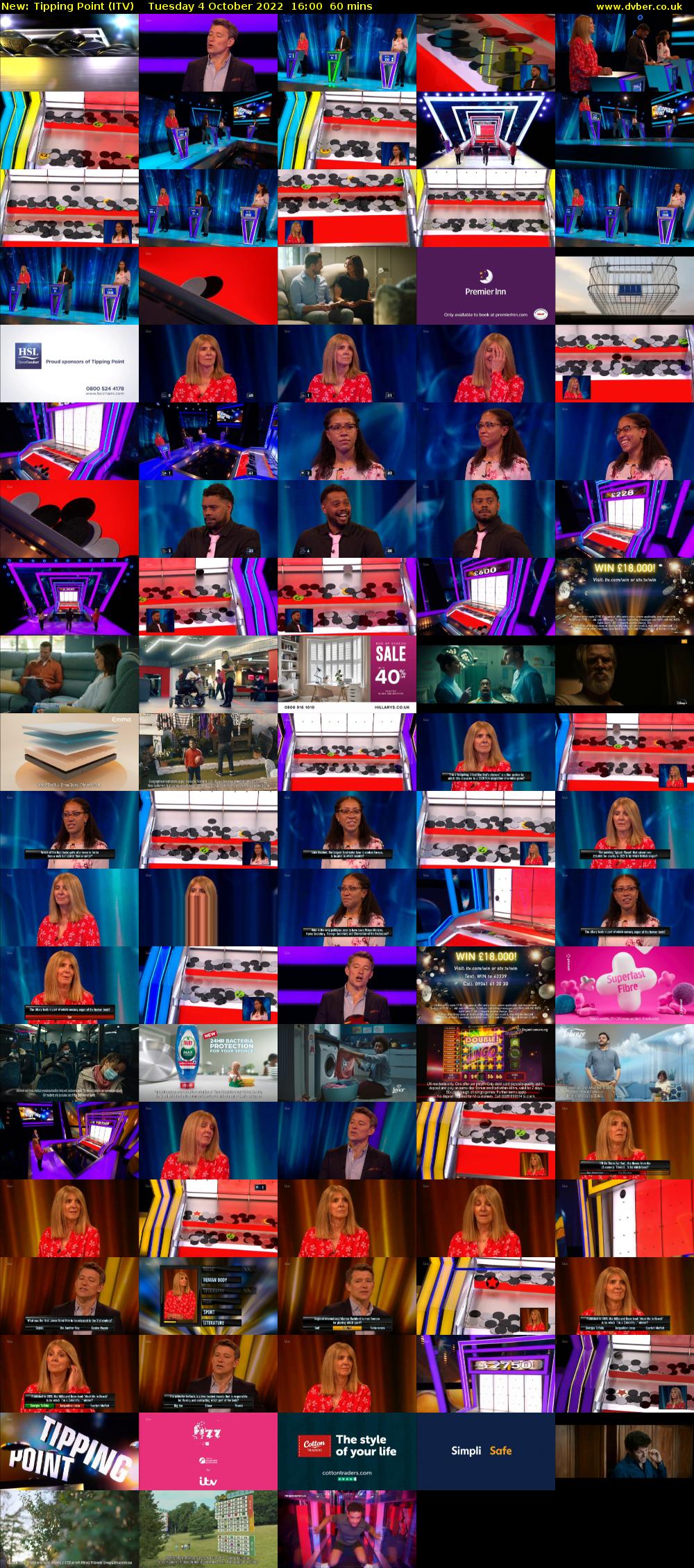 Tipping Point (ITV) Tuesday 4 October 2022 16:00 - 17:00
