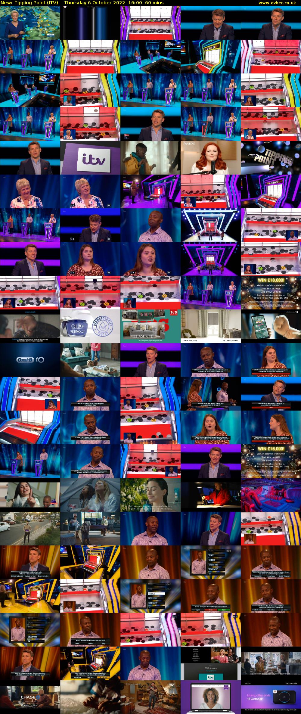 Tipping Point (ITV) Thursday 6 October 2022 16:00 - 17:00
