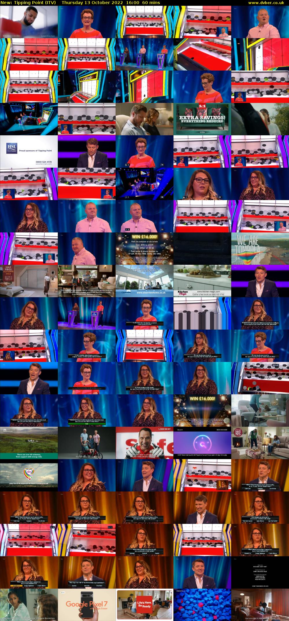 Tipping Point (ITV) Thursday 13 October 2022 16:00 - 17:00
