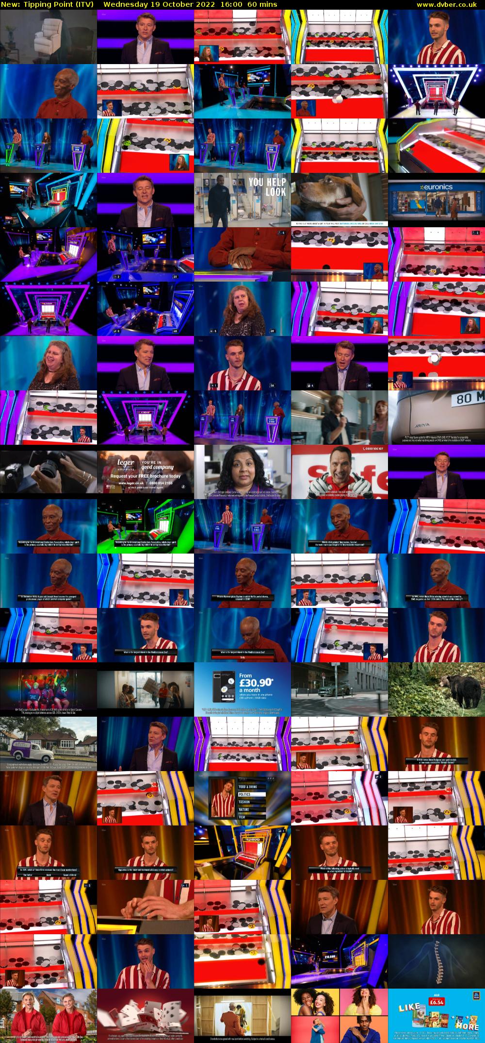 Tipping Point (ITV) Wednesday 19 October 2022 16:00 - 17:00