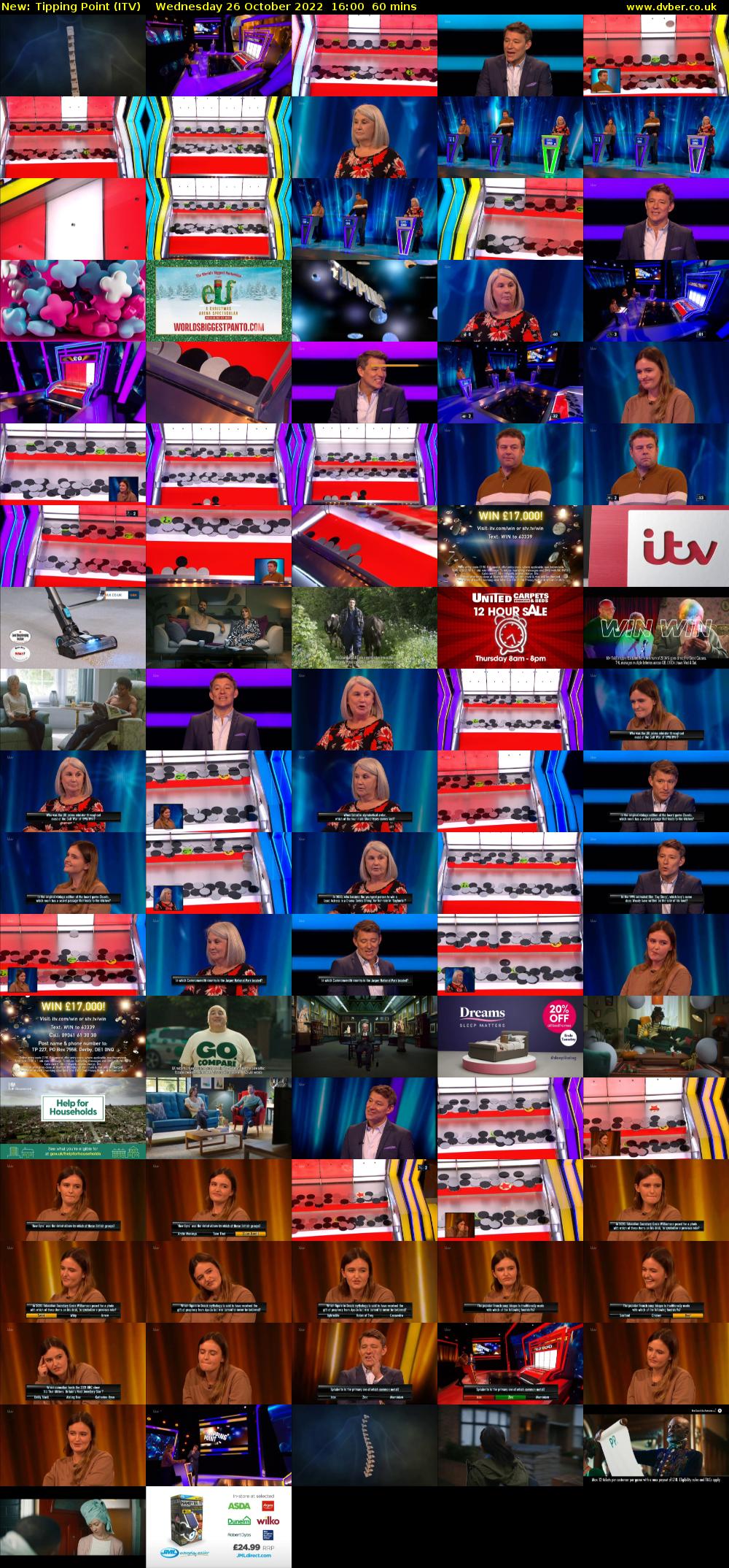 Tipping Point (ITV) Wednesday 26 October 2022 16:00 - 17:00