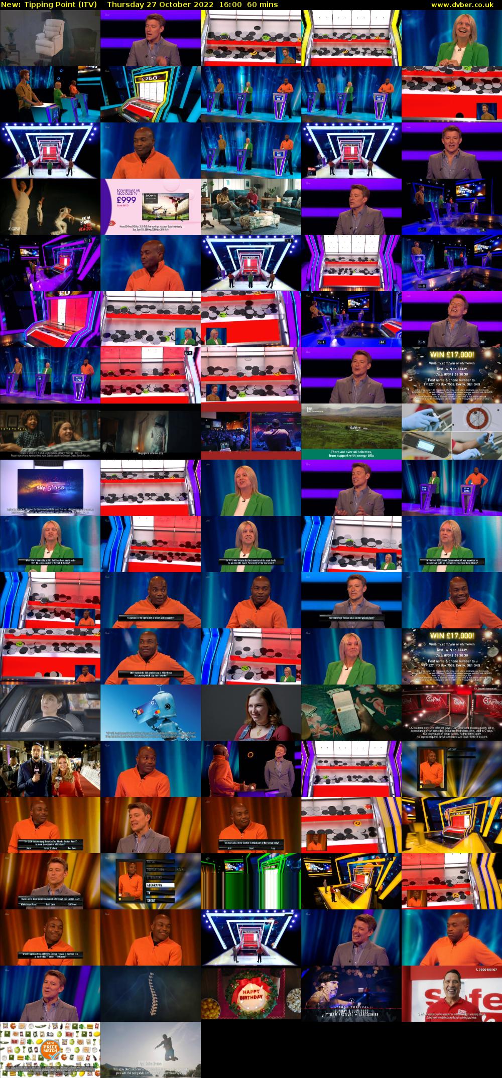 Tipping Point (ITV) Thursday 27 October 2022 16:00 - 17:00