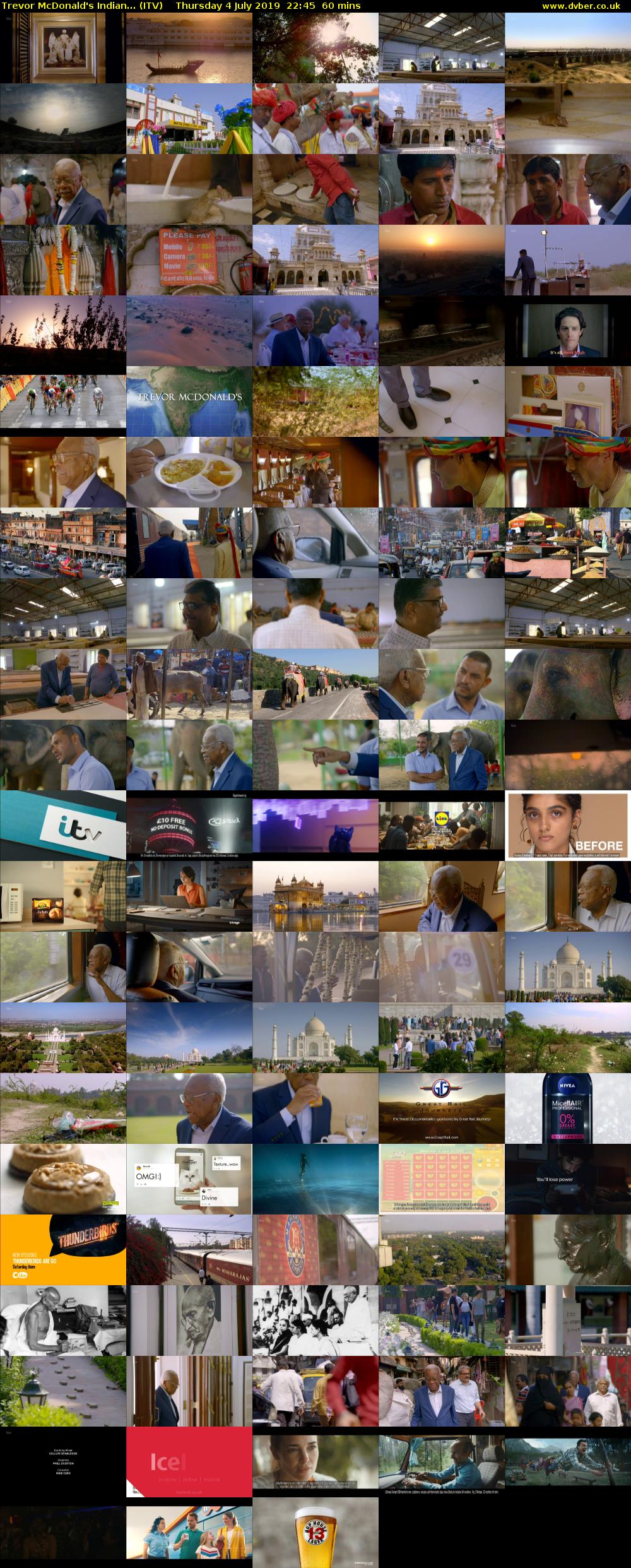 Trevor McDonald's Indian... (ITV) Thursday 4 July 2019 22:45 - 23:45