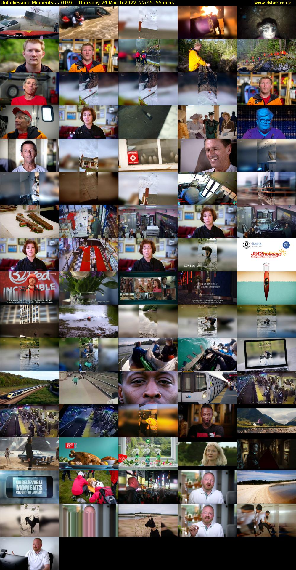 Unbelievable Moments:... (ITV) Thursday 24 March 2022 22:45 - 23:40