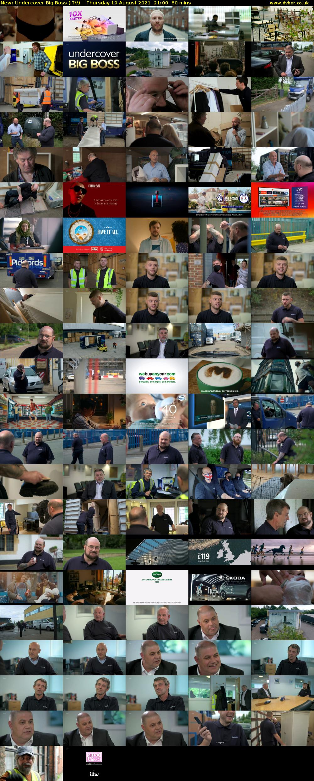 Undercover Big Boss (ITV) Thursday 19 August 2021 21:00 - 22:00