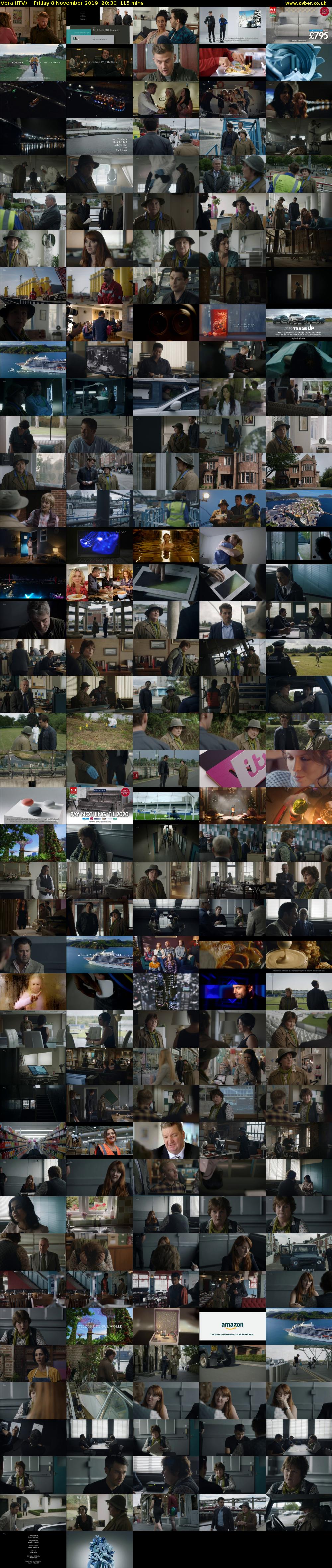 Vera (ITV) Friday 8 November 2019 20:30 - 22:25