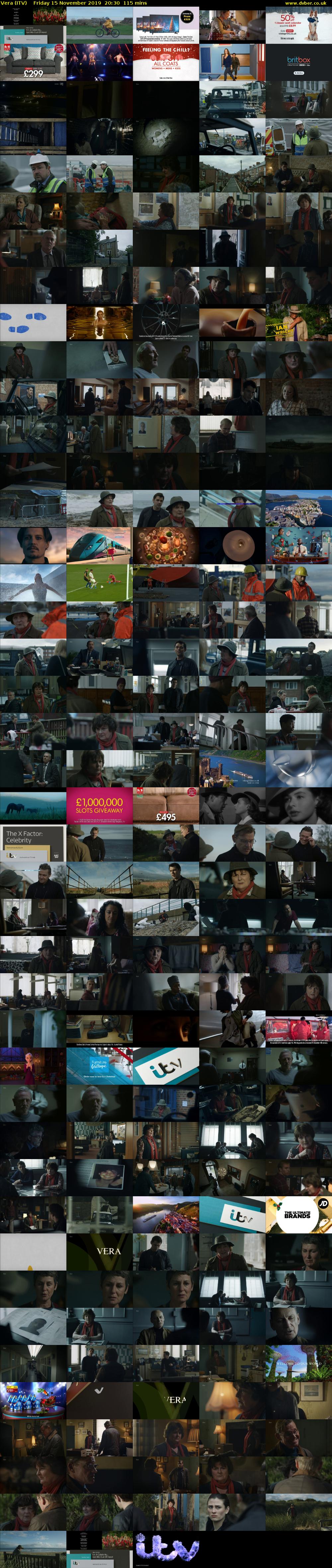 Vera (ITV) Friday 15 November 2019 20:30 - 22:25