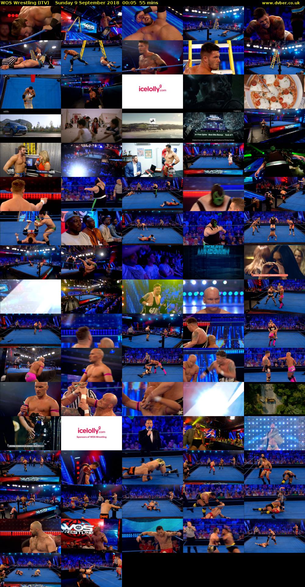 WOS Wrestling (ITV) Sunday 9 September 2018 00:05 - 01:00
