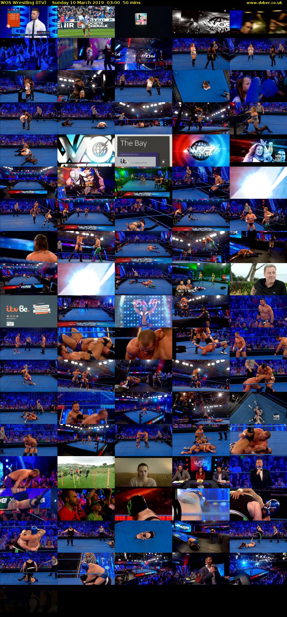 WOS Wrestling (ITV) Sunday 10 March 2019 03:00 - 03:50