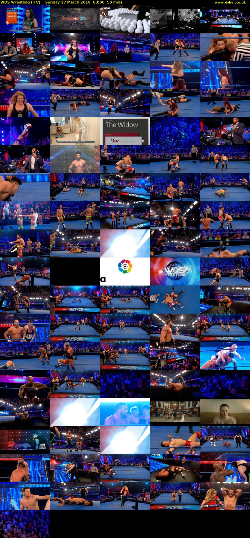 WOS Wrestling (ITV) Sunday 17 March 2019 03:00 - 03:50