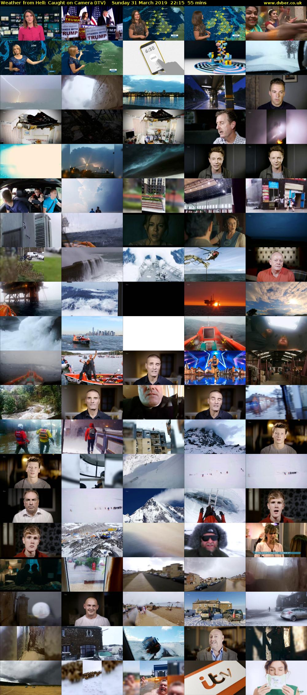 Weather from Hell: Caught on Camera (ITV) Sunday 31 March 2019 22:15 - 23:10