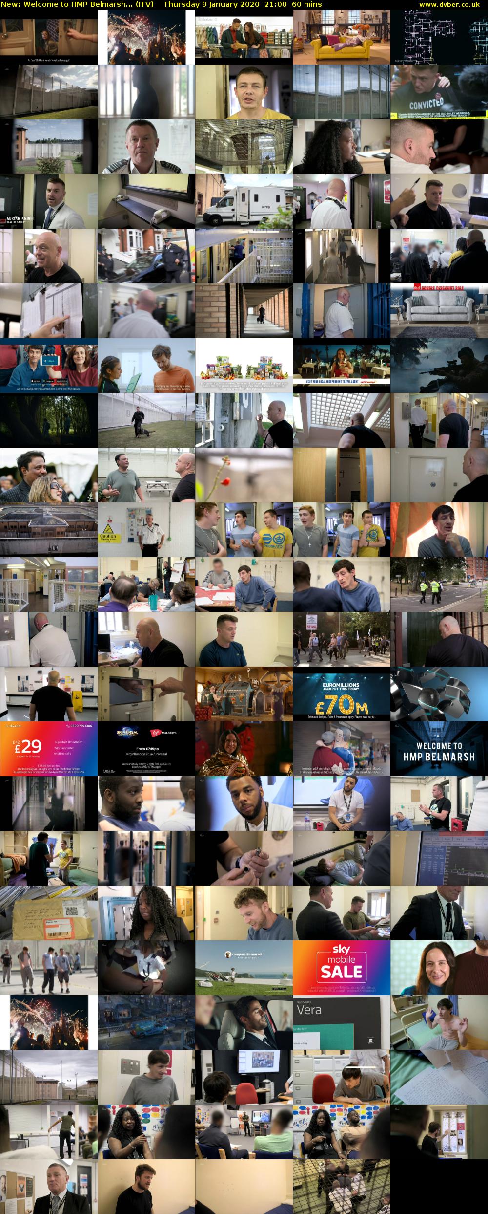 Welcome to HMP Belmarsh... (ITV) Thursday 9 January 2020 21:00 - 22:00
