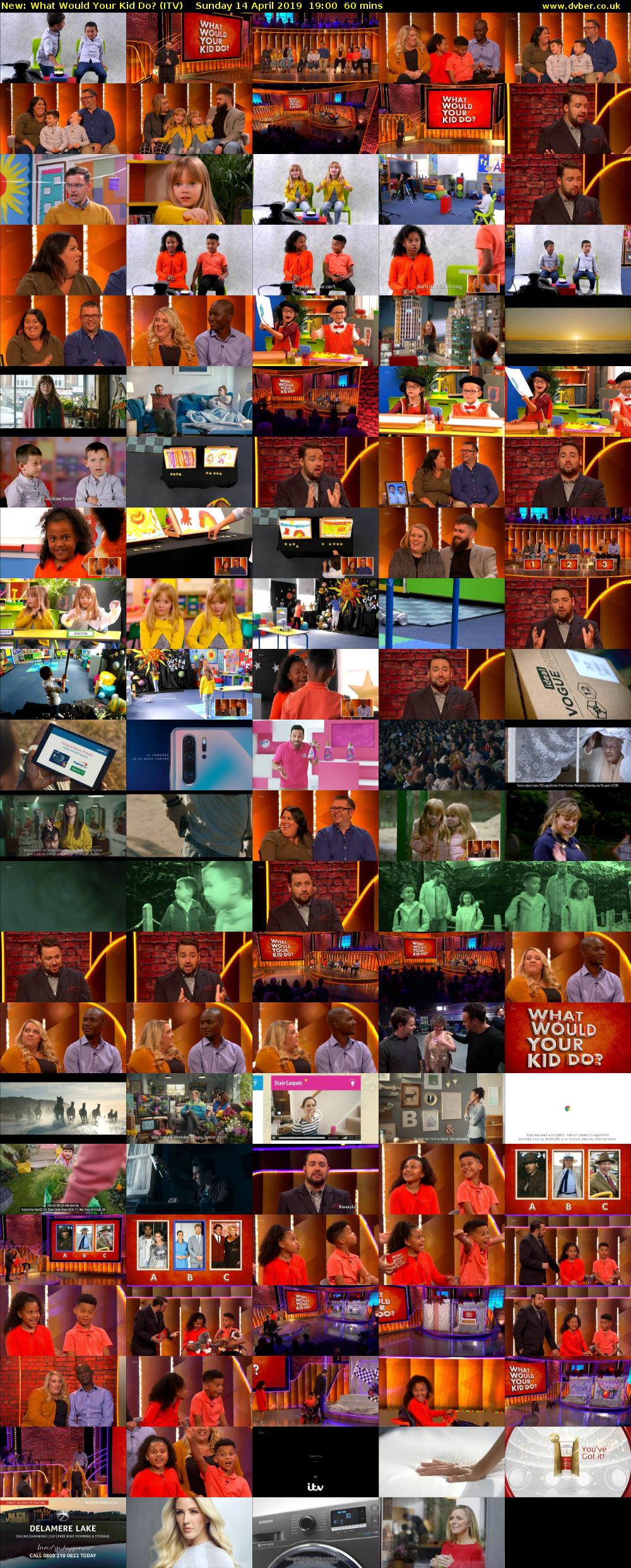 What Would Your Kid Do? (ITV) Sunday 14 April 2019 19:00 - 20:00