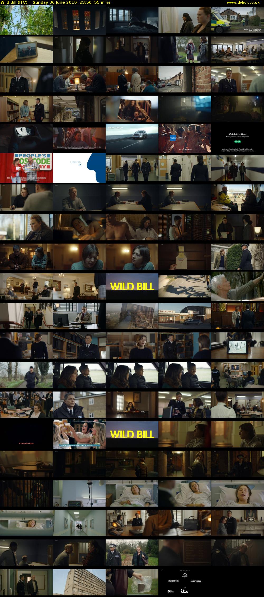 Wild Bill (ITV) Sunday 30 June 2019 23:50 - 00:45