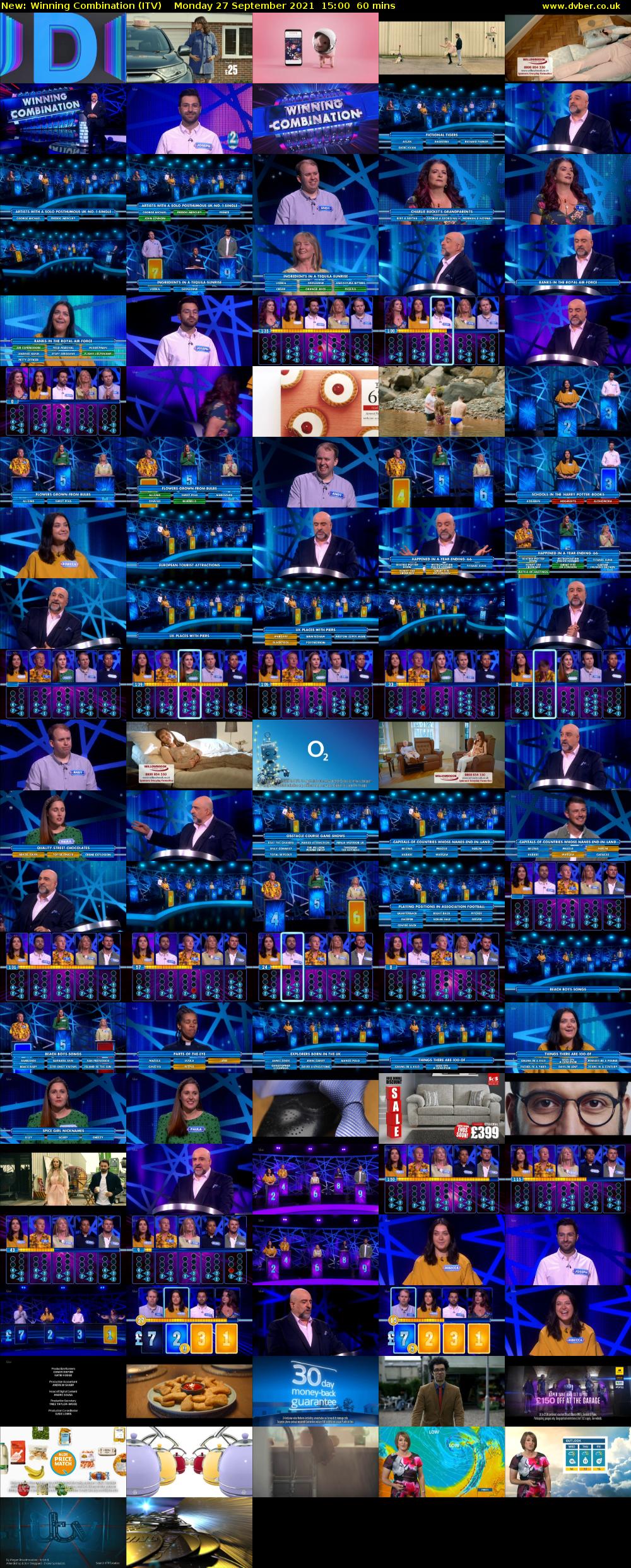 Winning Combination (ITV) Monday 27 September 2021 15:00 - 16:00
