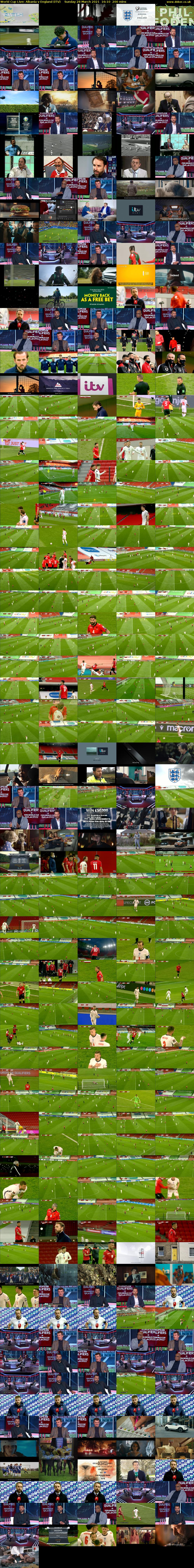 World Cup Live: Albania v England (ITV) Sunday 28 March 2021 16:10 - 19:30