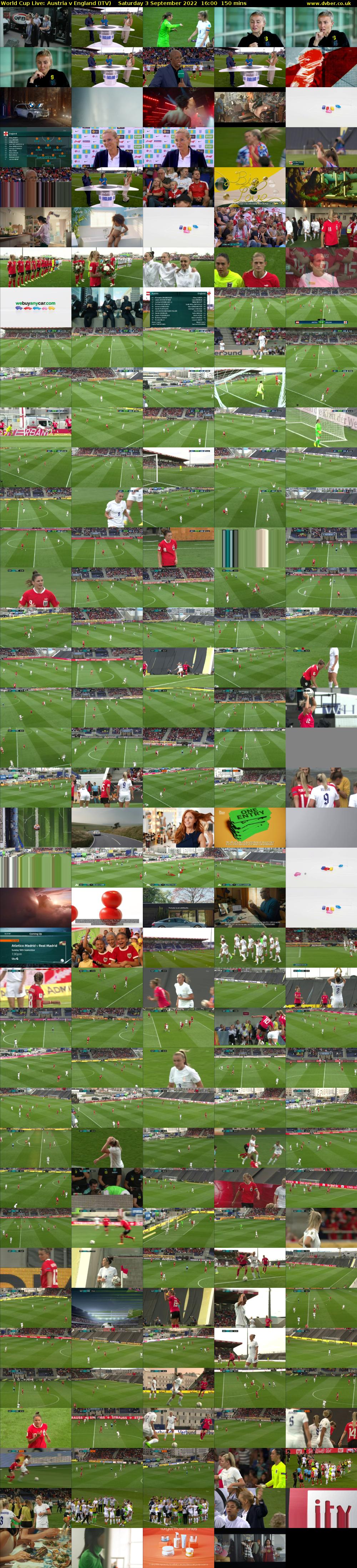 World Cup Live: Austria v England (ITV) Saturday 3 September 2022 16:00 - 18:30
