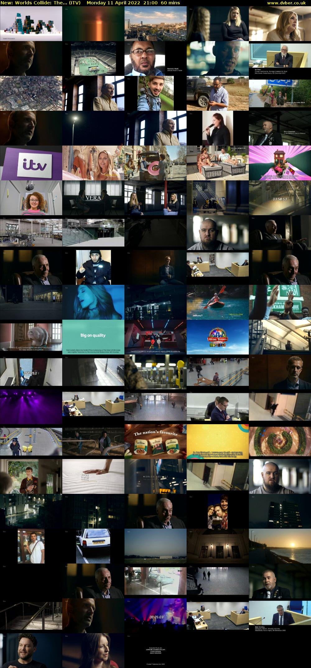 Worlds Collide: The... (ITV) Monday 11 April 2022 21:00 - 22:00