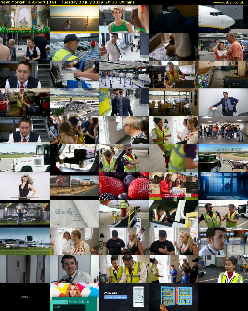 Yorkshire Airport (ITV) Tuesday 23 July 2019 20:30 - 21:00