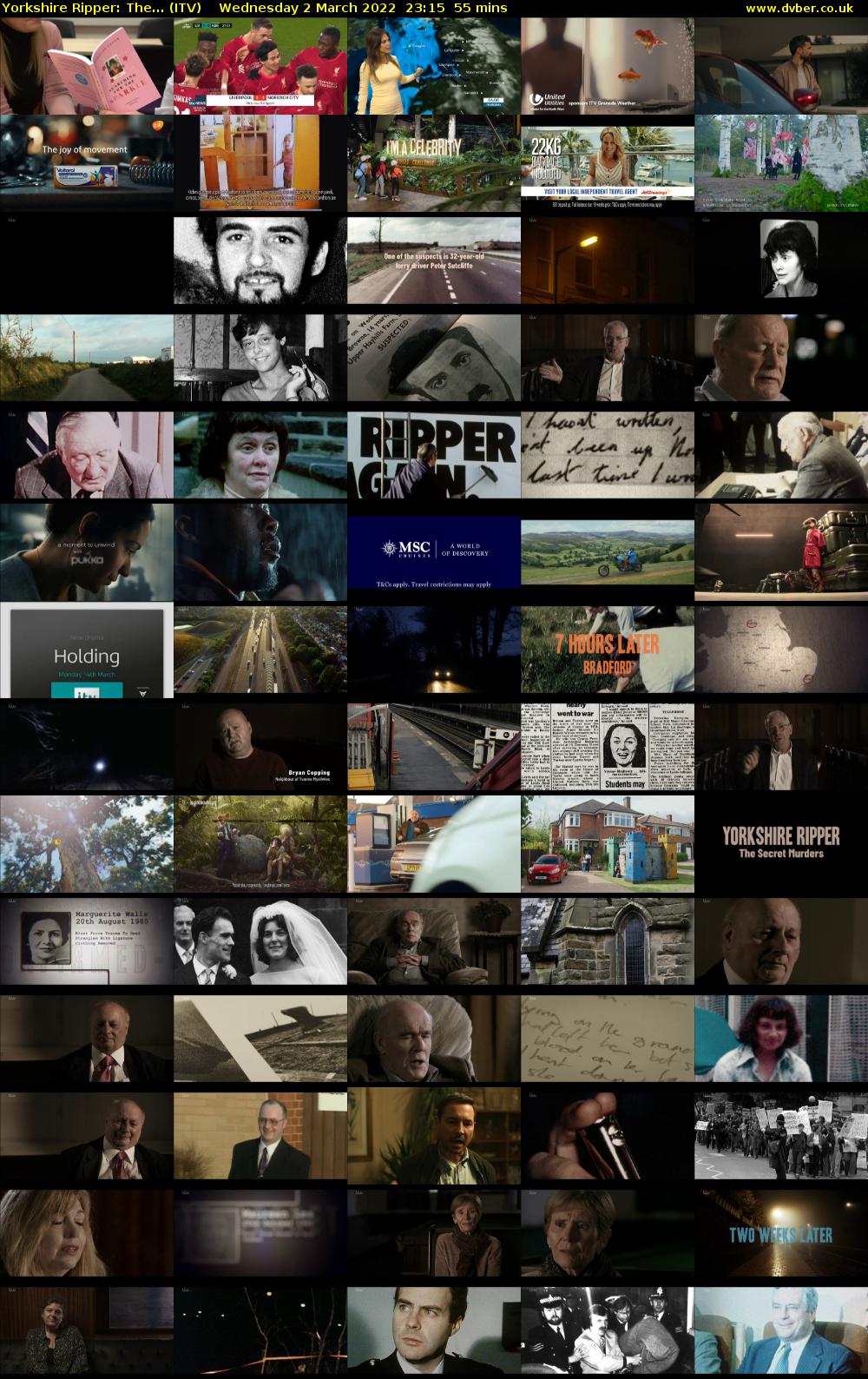 Yorkshire Ripper: The... (ITV) Wednesday 2 March 2022 23:15 - 00:10