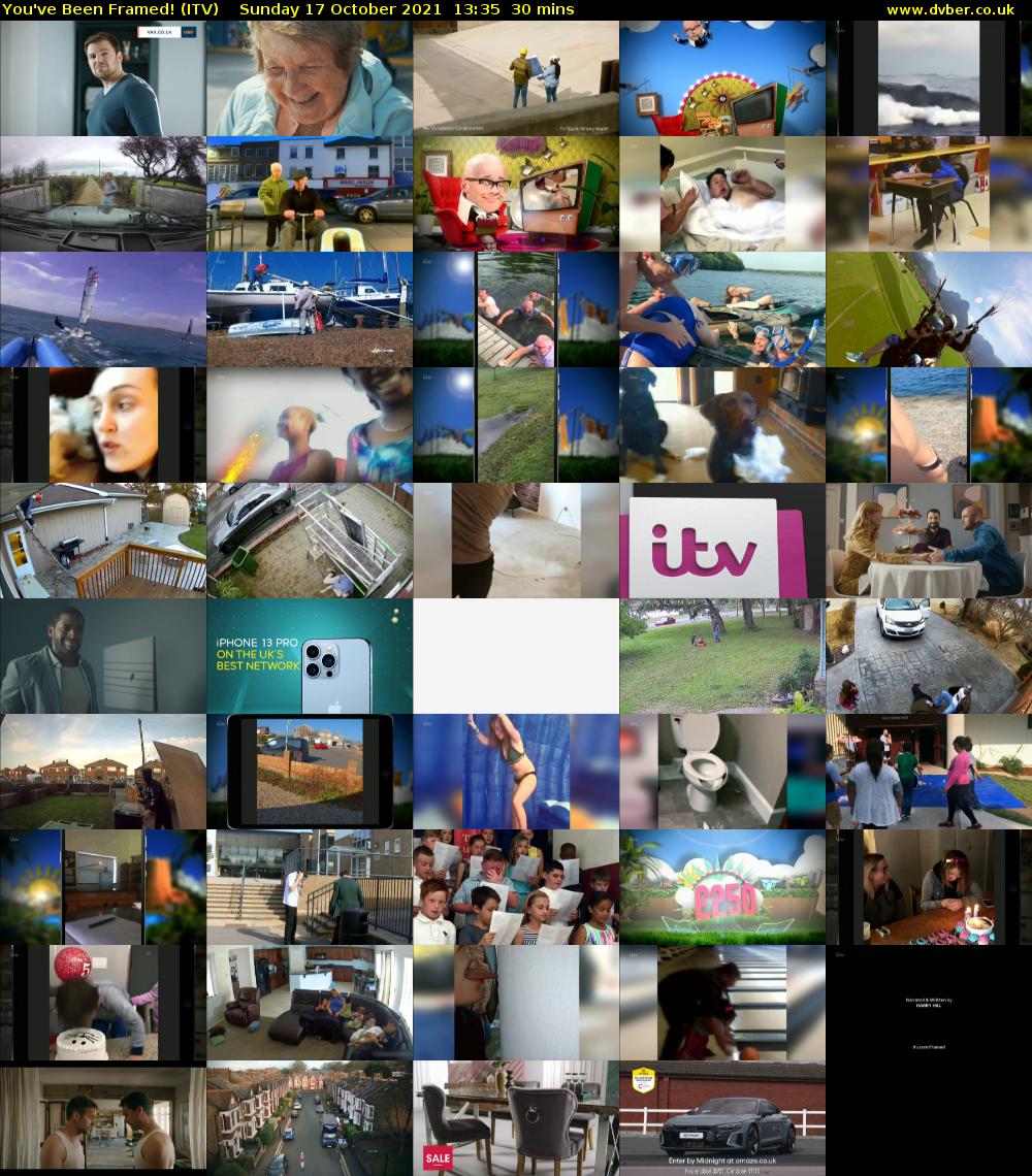 You've Been Framed! (ITV) Sunday 17 October 2021 13:35 - 14:05