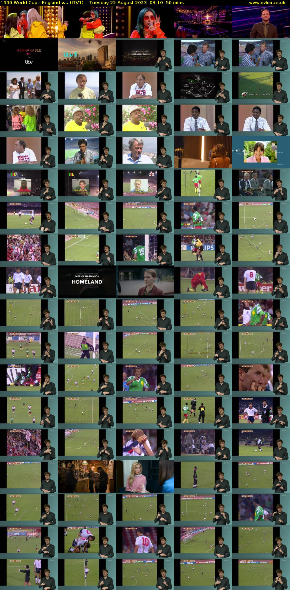 1990 World Cup - England v... (ITV1) Tuesday 22 August 2023 03:10 - 04:00