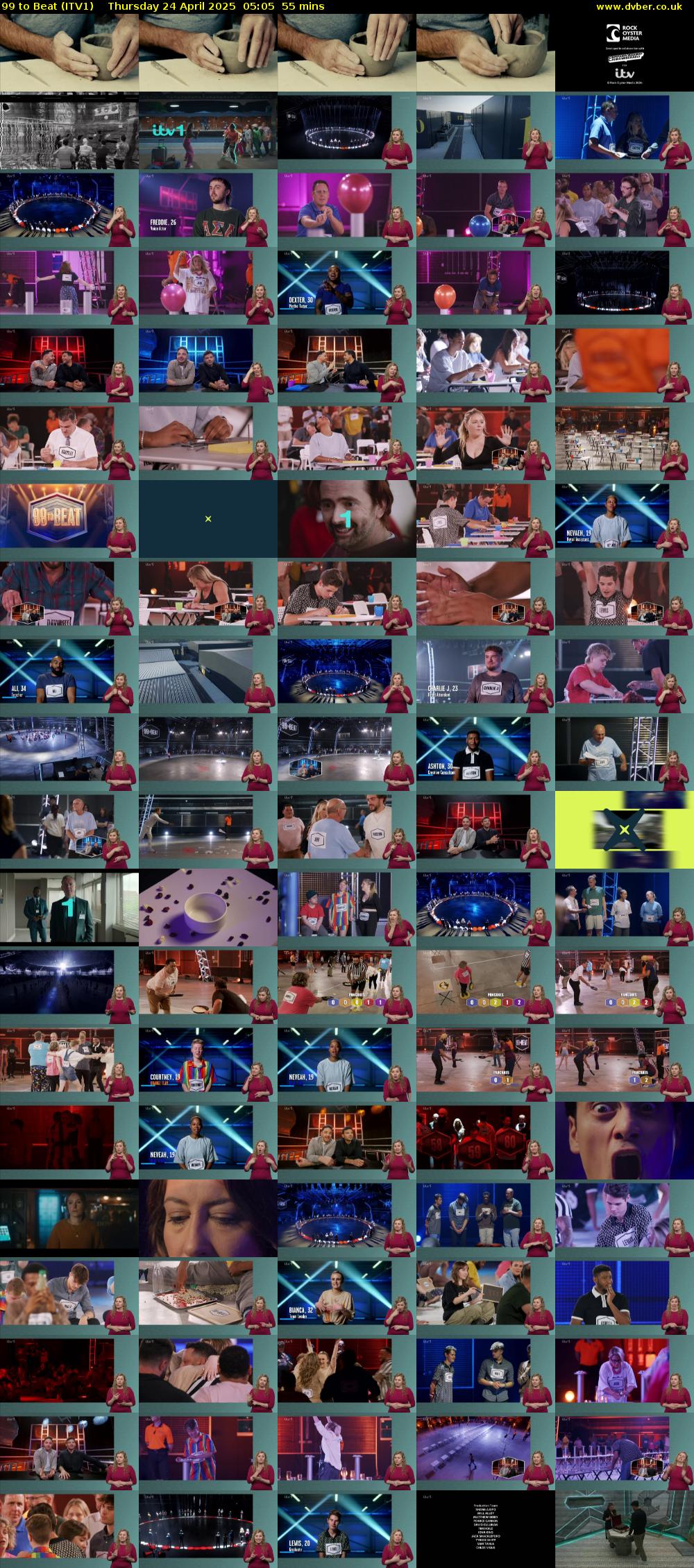 99 to Beat (ITV1) Thursday 24 April 2025 05:05 - 06:00