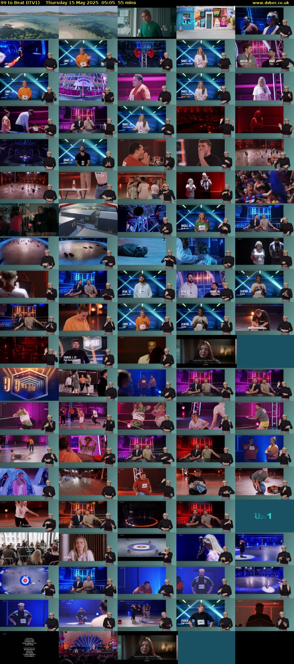 99 to Beat (ITV1) Thursday 15 May 2025 05:05 - 06:00