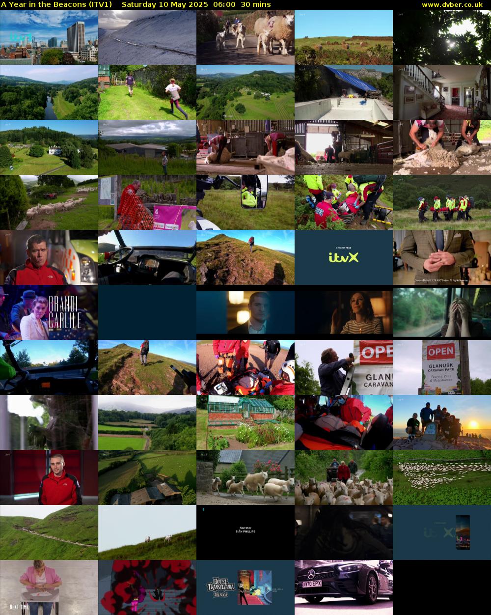 A Year in the Beacons (ITV1) Saturday 10 May 2025 06:00 - 06:30
