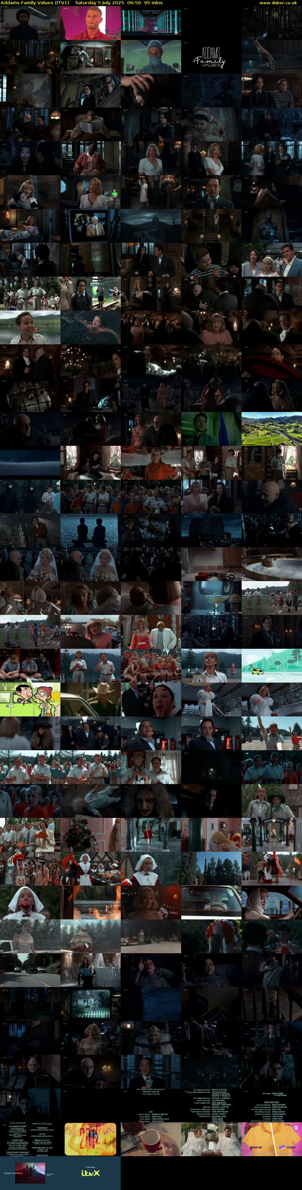 Addams Family Values (ITV1) Saturday 5 July 2025 06:50 - 08:25
