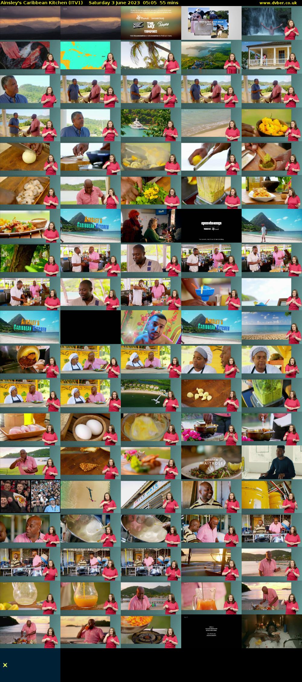 Ainsley's Caribbean Kitchen (ITV1) Saturday 3 June 2023 05:05 - 06:00