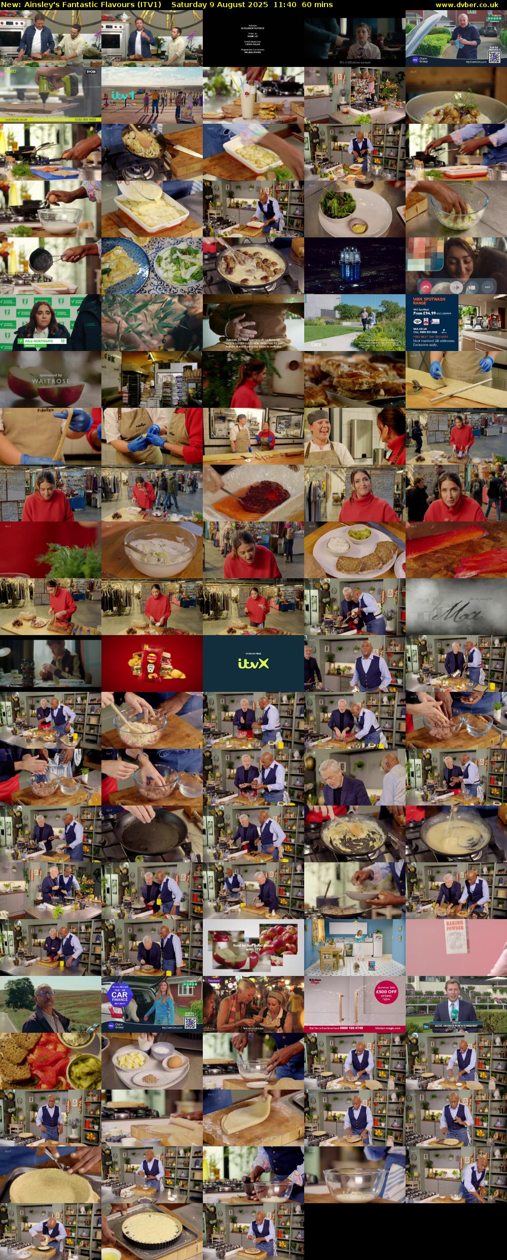 Ainsley's Fantastic Flavours (ITV1) Saturday 9 August 2025 11:40 - 12:40