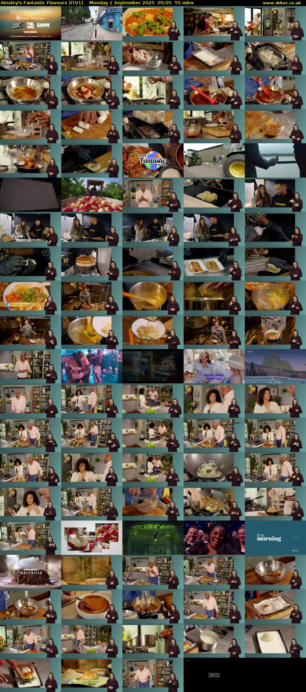 Ainsley's Fantastic Flavours (ITV1) Monday 1 September 2025 05:05 - 06:00
