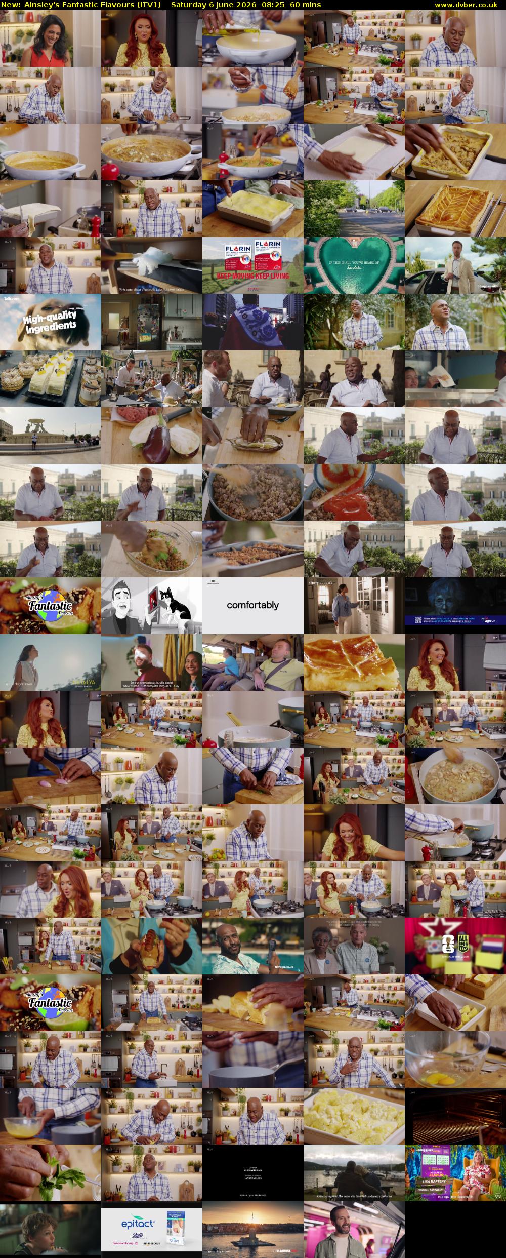 Ainsley's Fantastic Flavours (ITV1) Saturday 6 June 2026 08:25 - 09:25