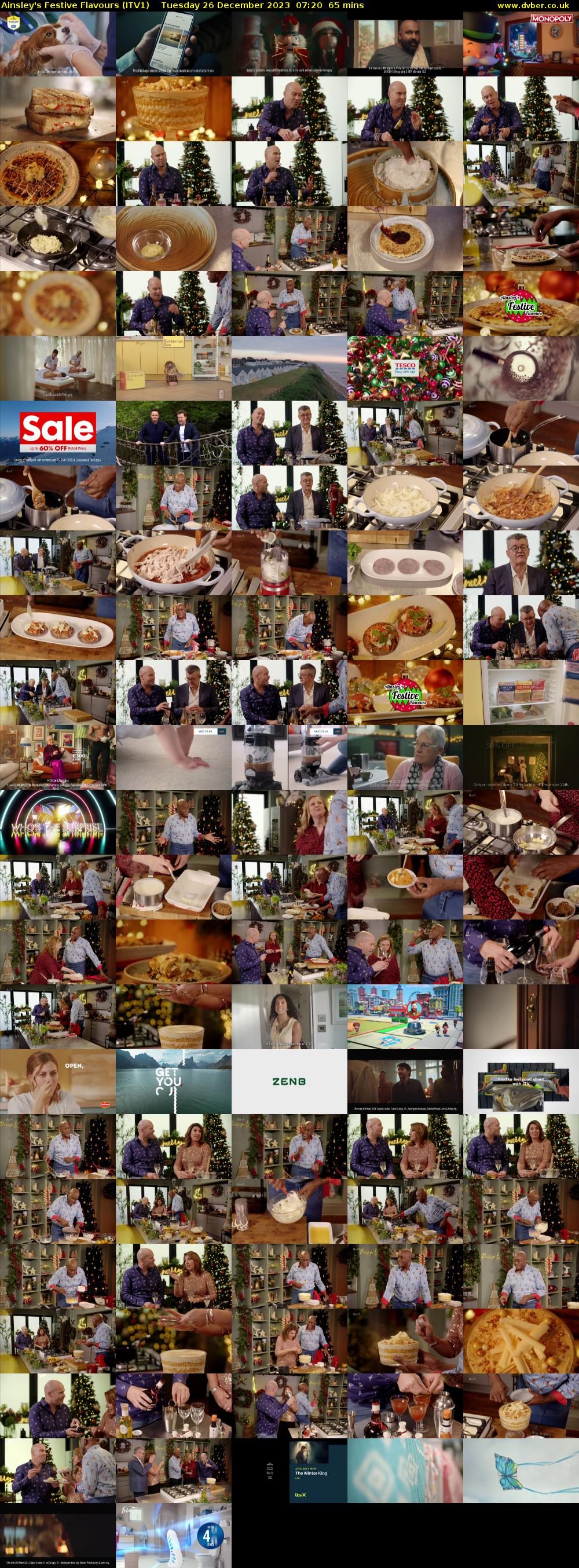 Ainsley's Festive Flavours (ITV1) Tuesday 26 December 2023 07:20 - 08:25