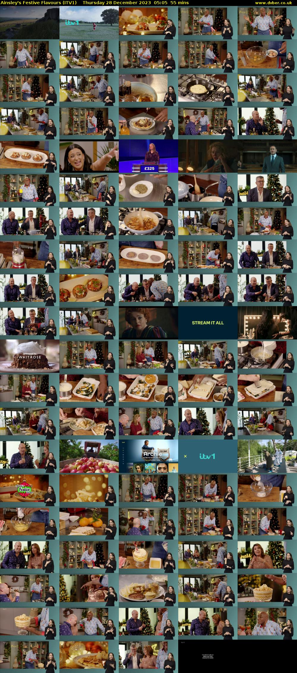 Ainsley's Festive Flavours (ITV1) Thursday 28 December 2023 05:05 - 06:00
