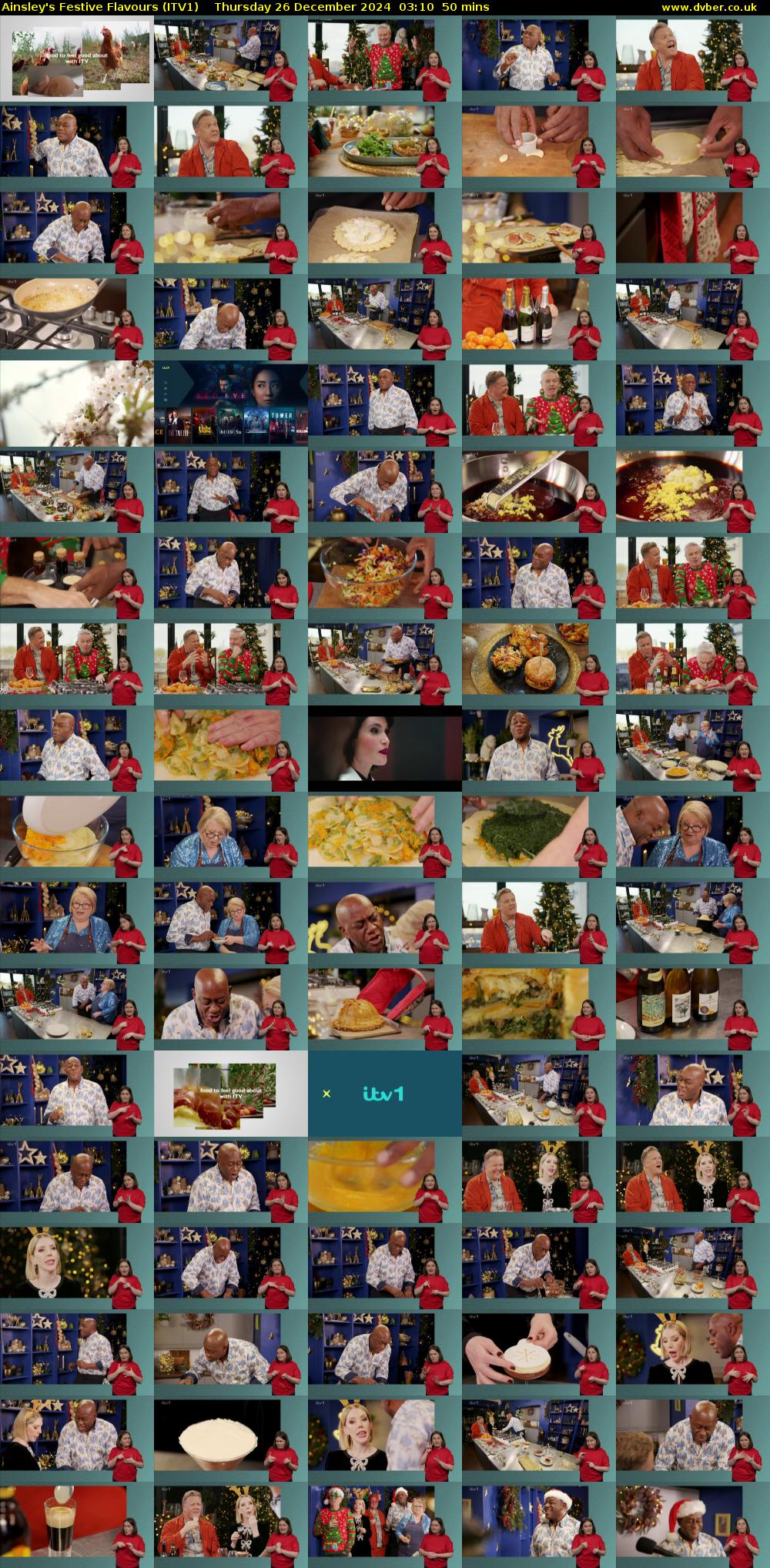 Ainsley's Festive Flavours (ITV1) Thursday 26 December 2024 03:10 - 04:00
