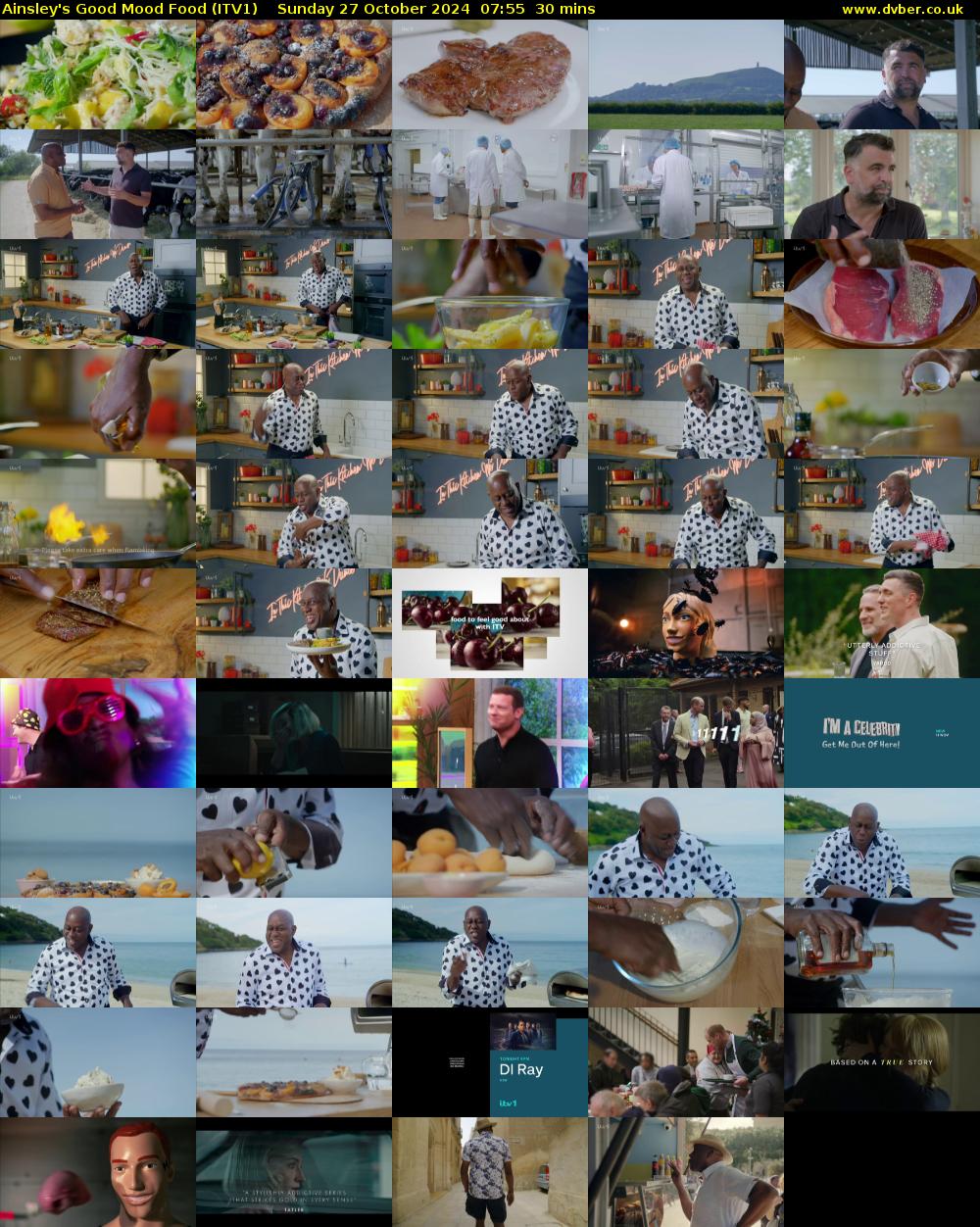 Ainsley's Good Mood Food (ITV1) Sunday 27 October 2024 07:55 - 08:25