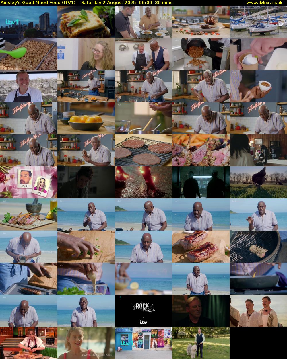 Ainsley's Good Mood Food (ITV1) Saturday 2 August 2025 06:00 - 06:30