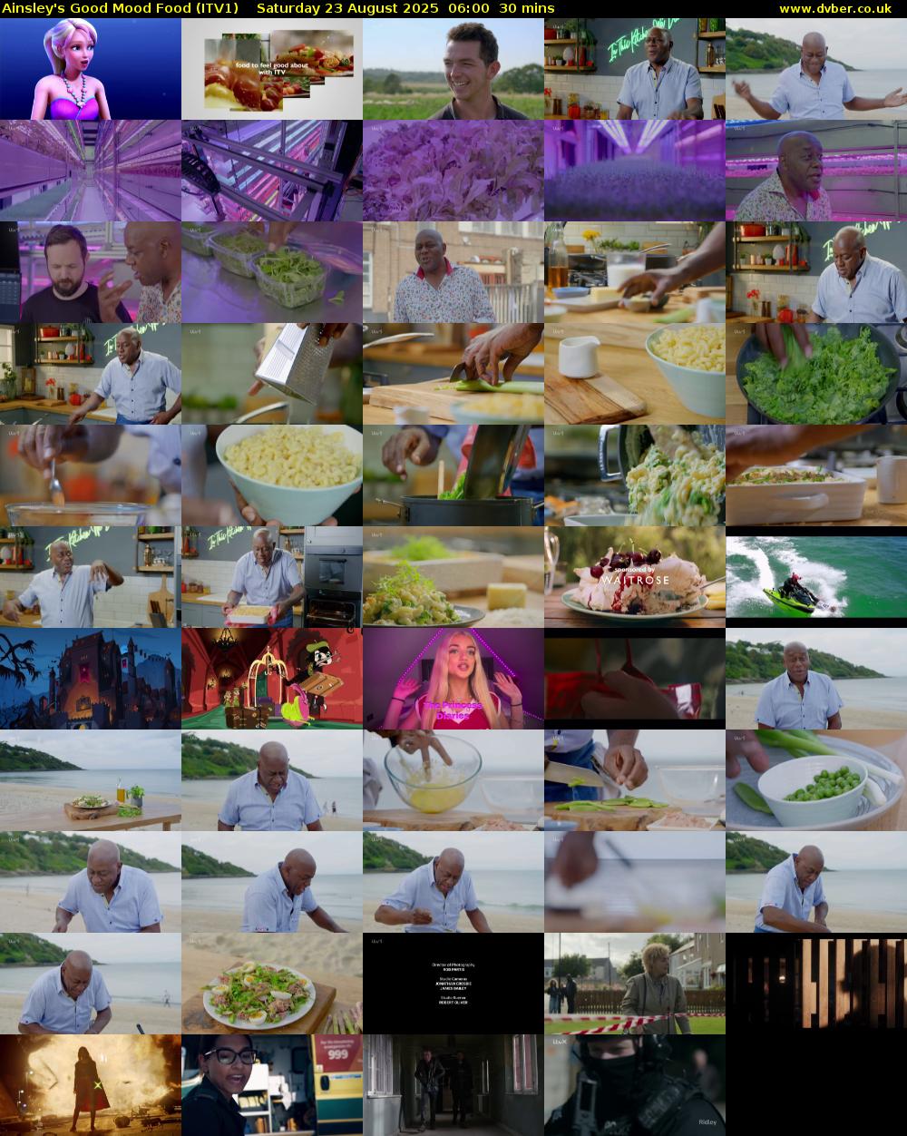 Ainsley's Good Mood Food (ITV1) Saturday 23 August 2025 06:00 - 06:30