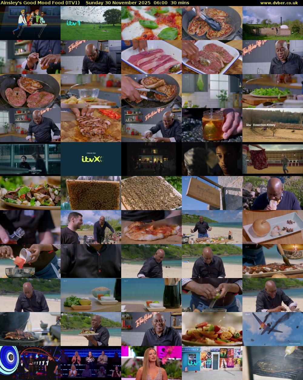 Ainsley's Good Mood Food (ITV1) Sunday 30 November 2025 06:00 - 06:30