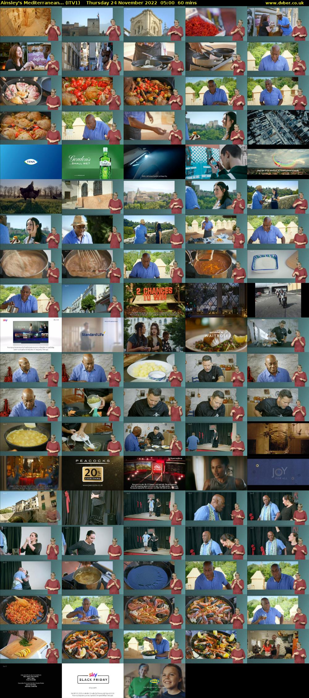 Ainsley's Mediterranean... (ITV1) Thursday 24 November 2022 05:00 - 06:00