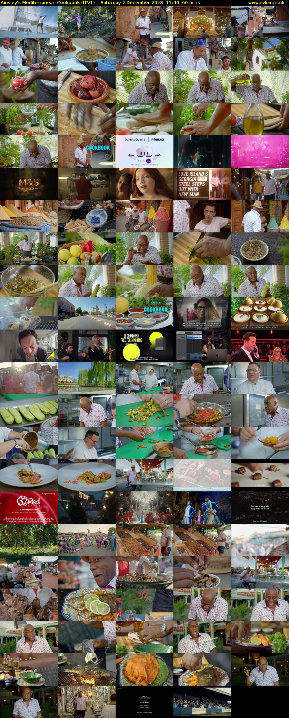 Ainsley's Mediterranean Cookbook (ITV1) Saturday 2 December 2023 11:40 - 12:40