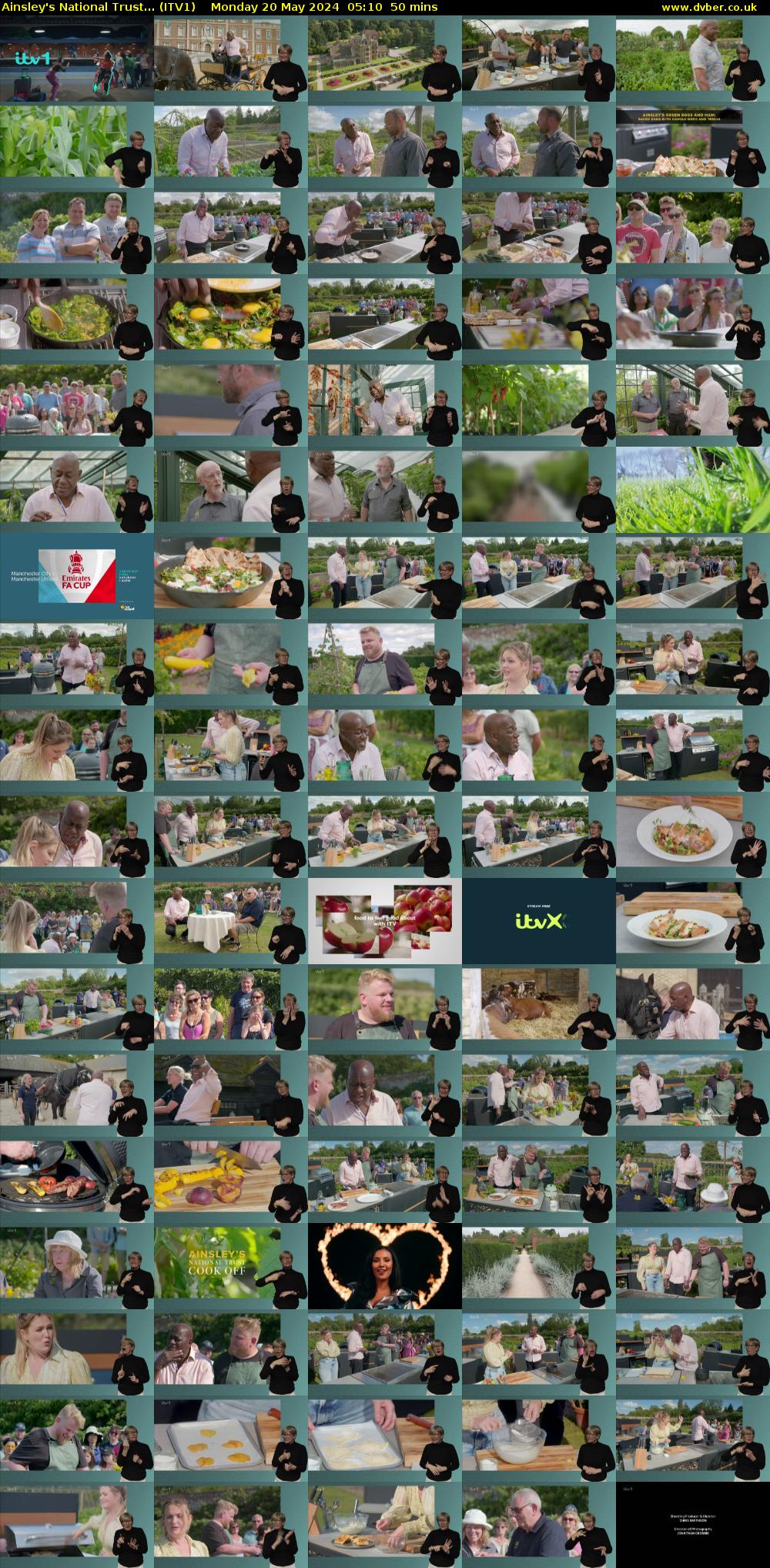 Ainsley's National Trust... (ITV1) Monday 20 May 2024 05:10 - 06:00