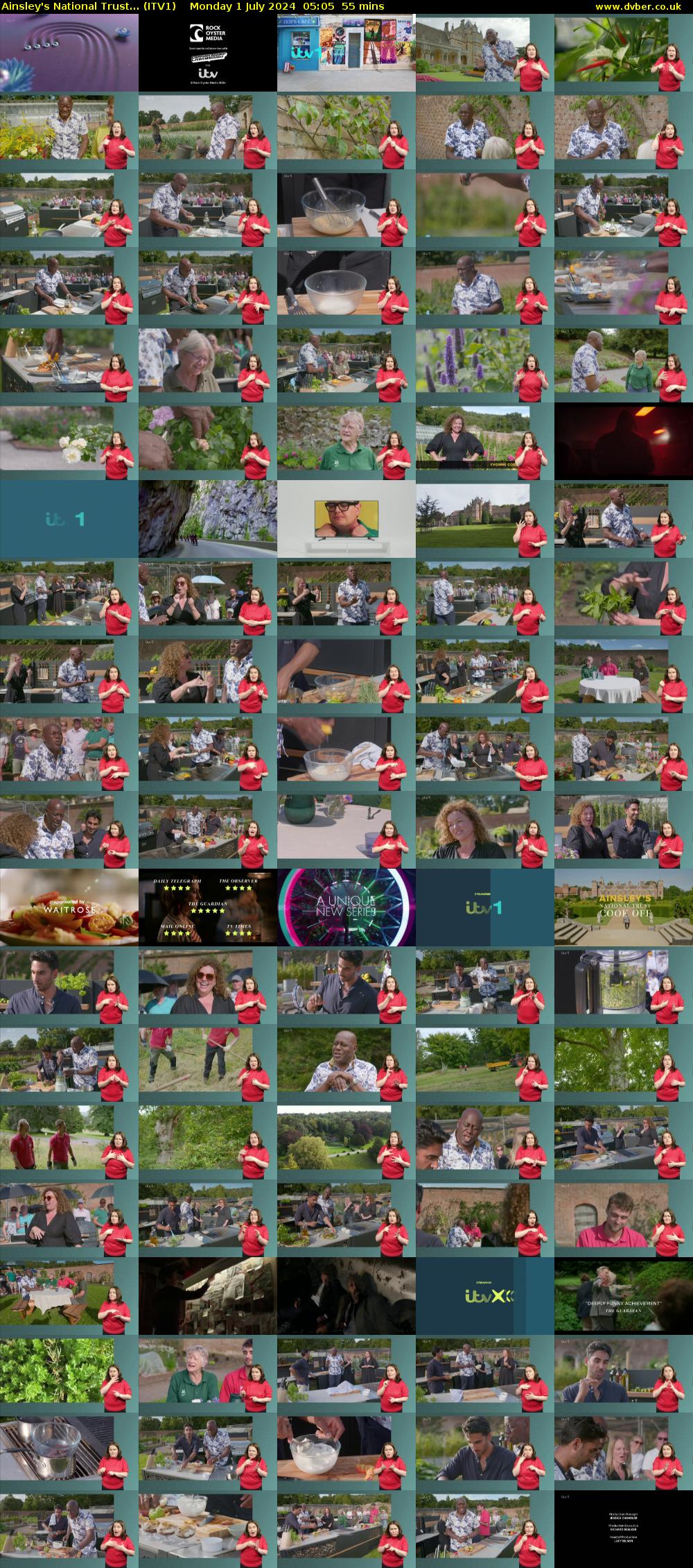 Ainsley's National Trust... (ITV1) Monday 1 July 2024 05:05 - 06:00