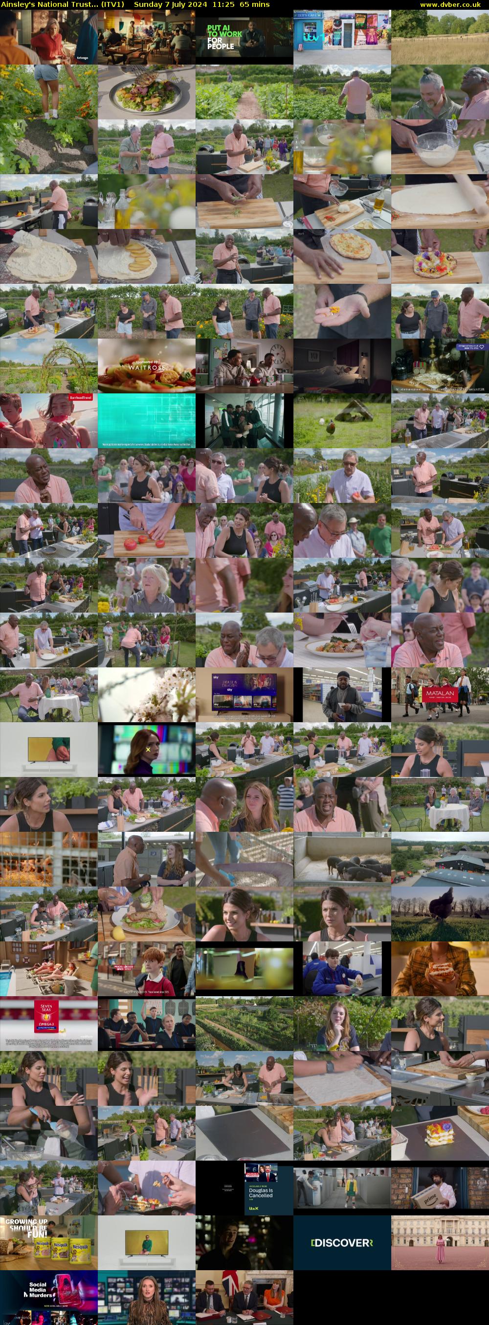 Ainsley's National Trust... (ITV1) Sunday 7 July 2024 11:25 - 12:30