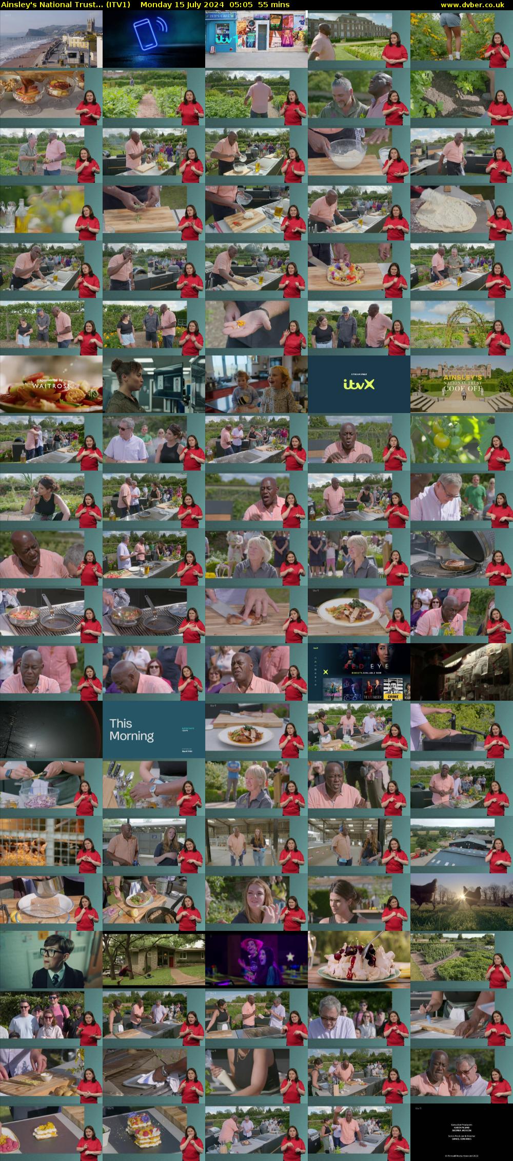Ainsley's National Trust... (ITV1) Monday 15 July 2024 05:05 - 06:00