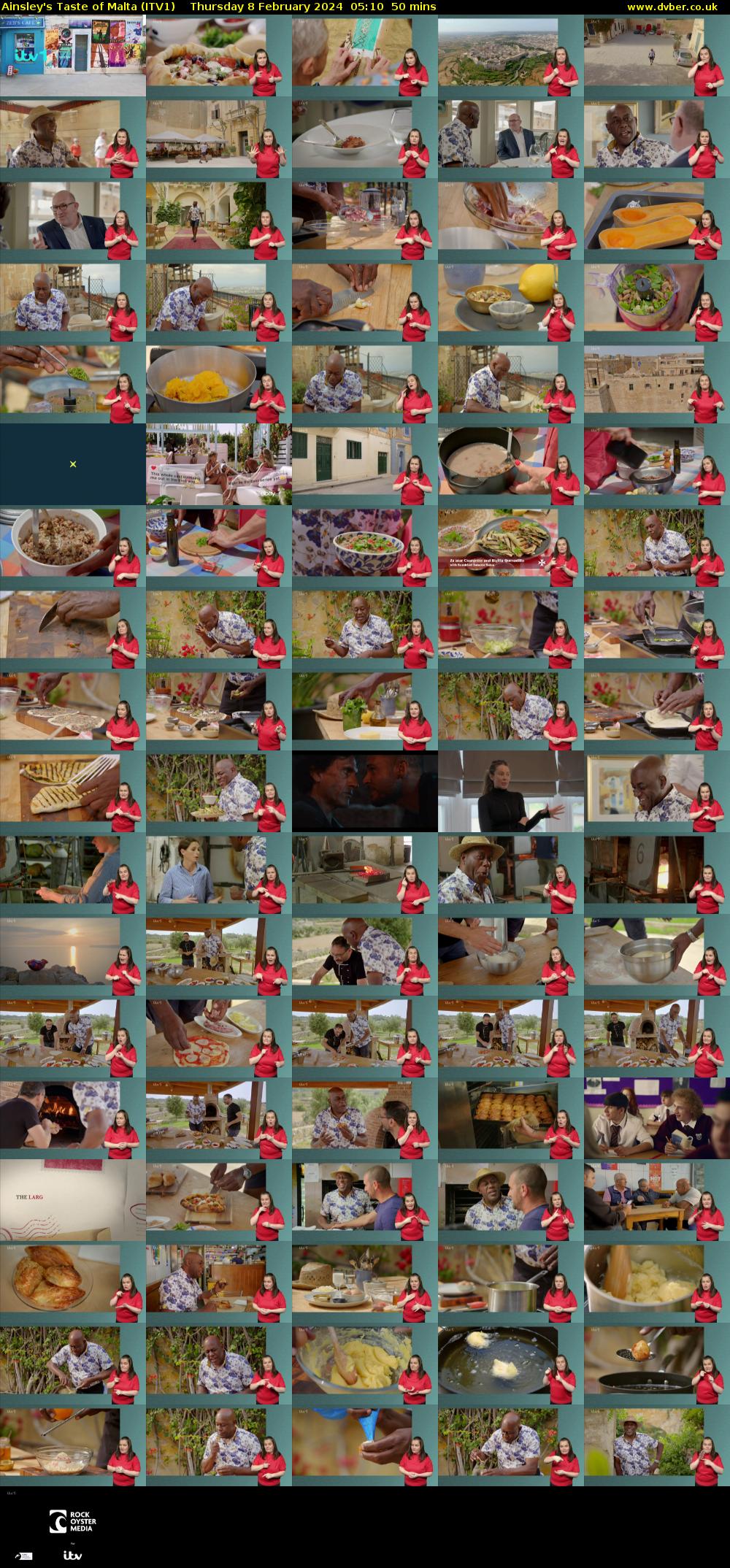 Ainsley's Taste of Malta (ITV1) Thursday 8 February 2024 05:10 - 06:00