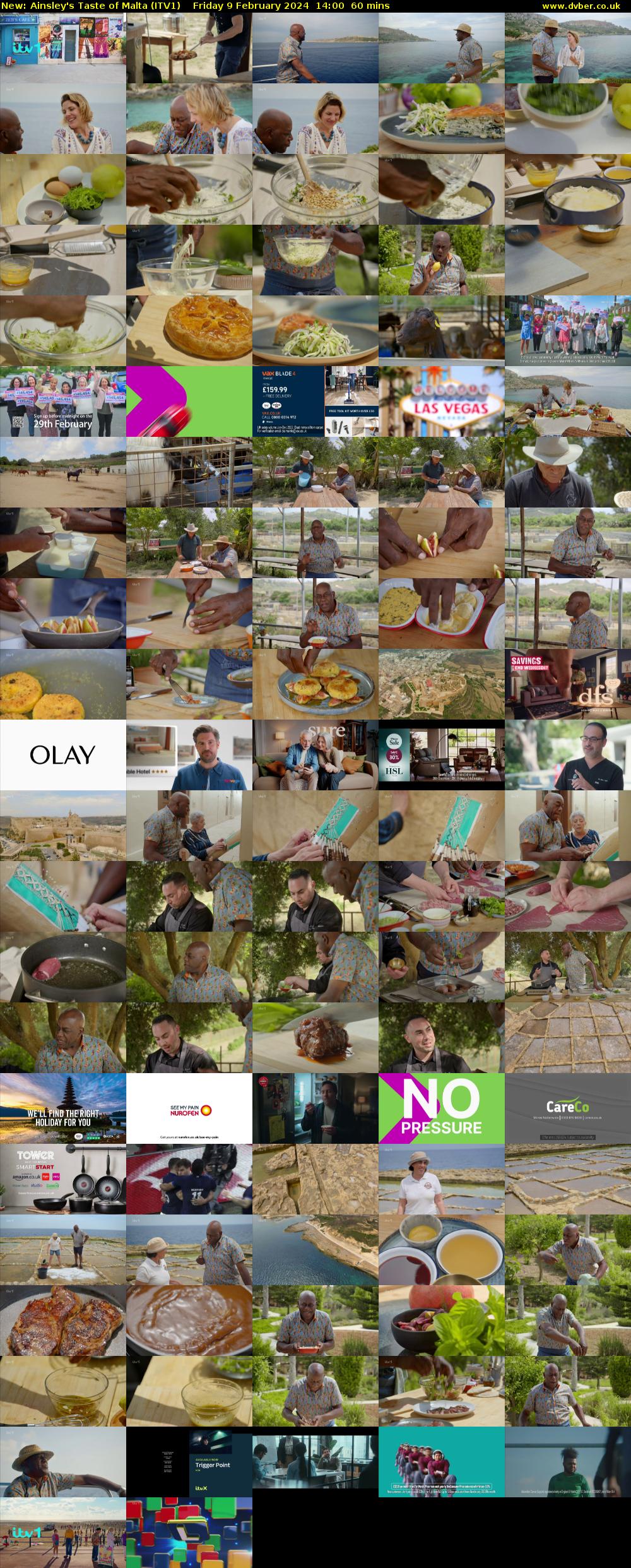 Ainsley's Taste of Malta (ITV1) Friday 9 February 2024 14:00 - 15:00